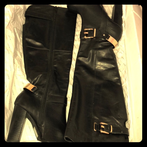 ALDO BRANTINGTON Black Boots - Picture 2 of 3